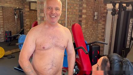 Gym MILF Foursome Training